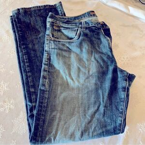 Mens Agave Waterman Jeans Relaxed Straight Stretch 34x32 Excellent